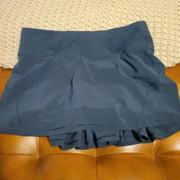 LULULEMON Circuit Breaker Skirt II Nocturnal Teal Blue Green Sz 4 Tennis - Picture 8 of 9